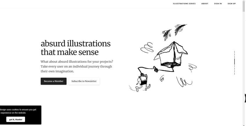 Absurd ilustraciones gratis para tus diseños
